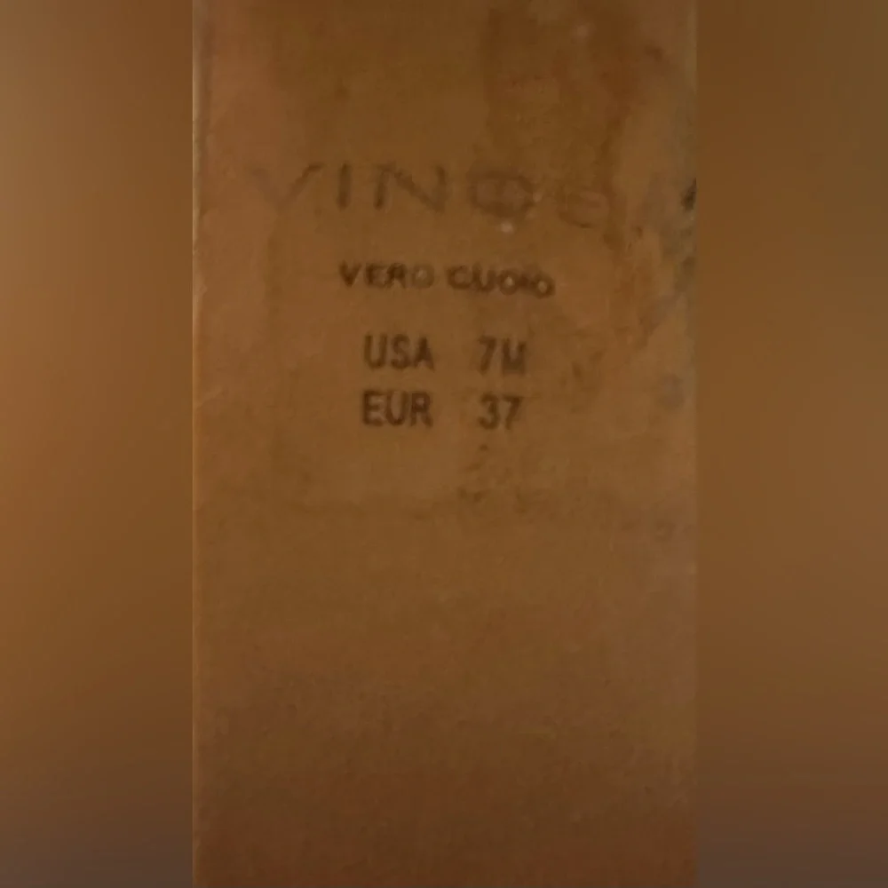 Vince Suede Mid-Calf Pointed Toe Block Heel Boots 7 EU37 Retail $598 - Picture 8 of 8